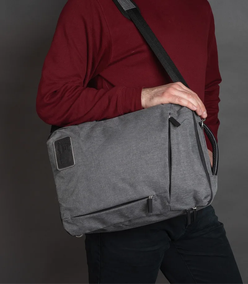 The Metropolitan Messenger Backpack view 2