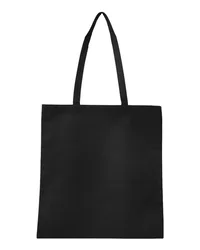 Q-Tees™ Non-Woven Tote Bag — Black
