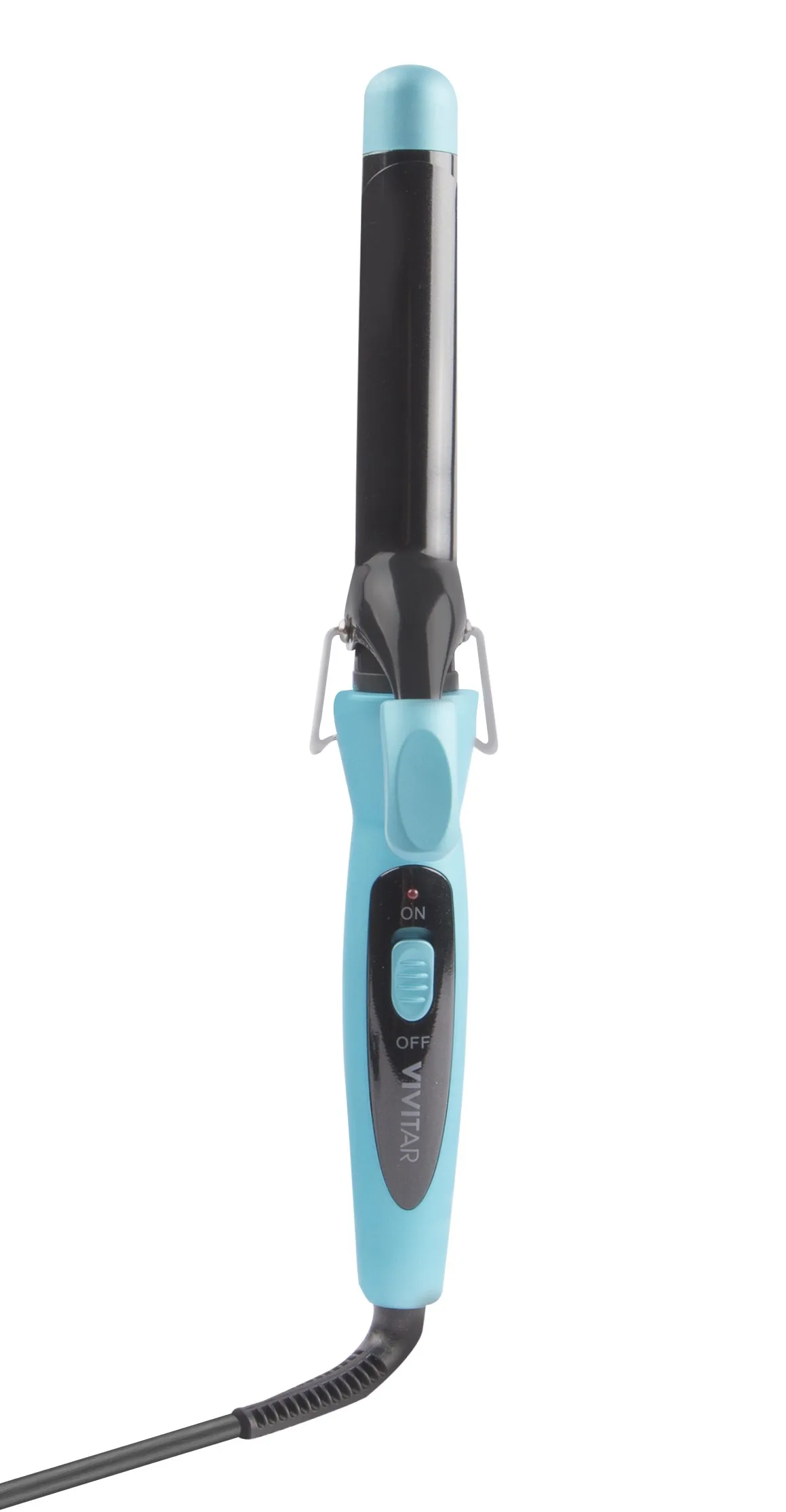 Health, Beauty & Fitness Vivitar 1" Ceramic Curling Iron- 400º Temperature Capacity - Aqua Blue