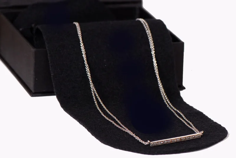 Chan Luu Horizontal Diamond Bar Pendant