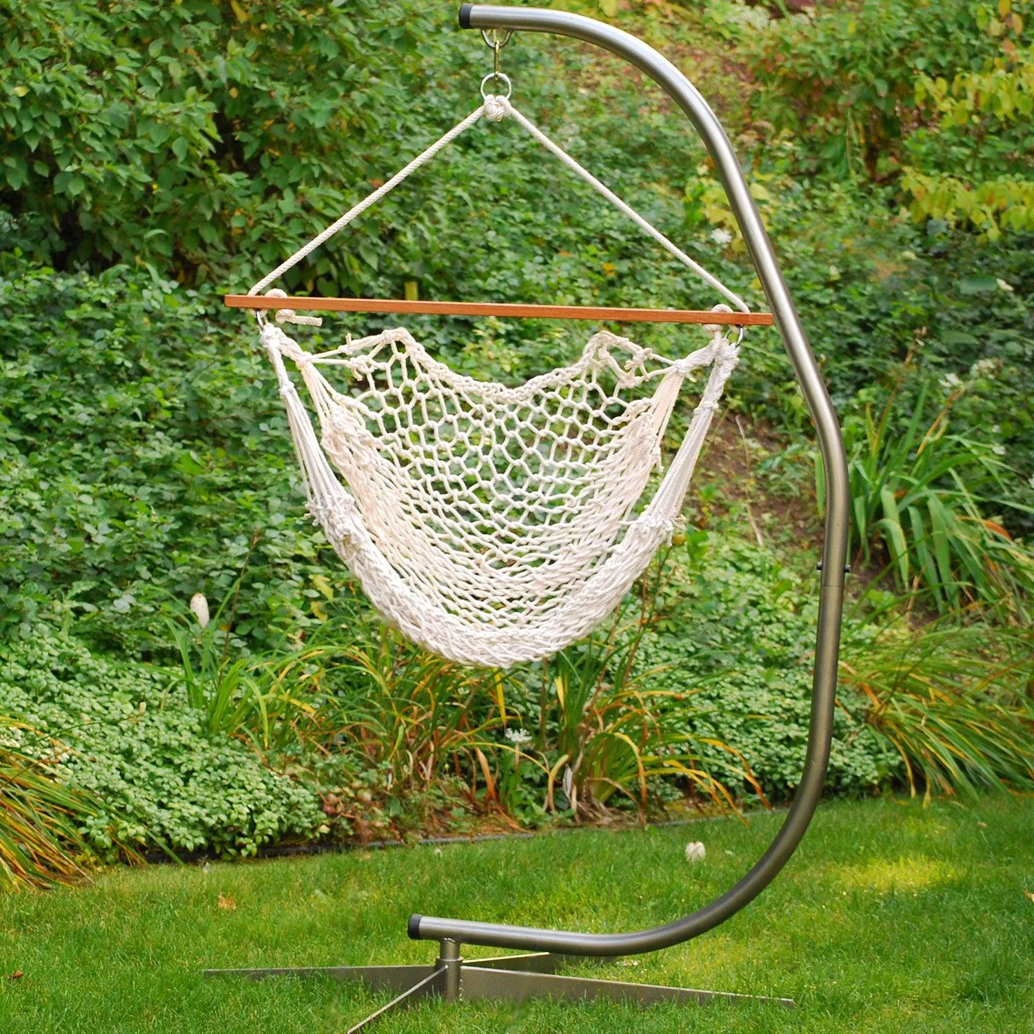 Algoma Hanging Cotton Rope Chair White