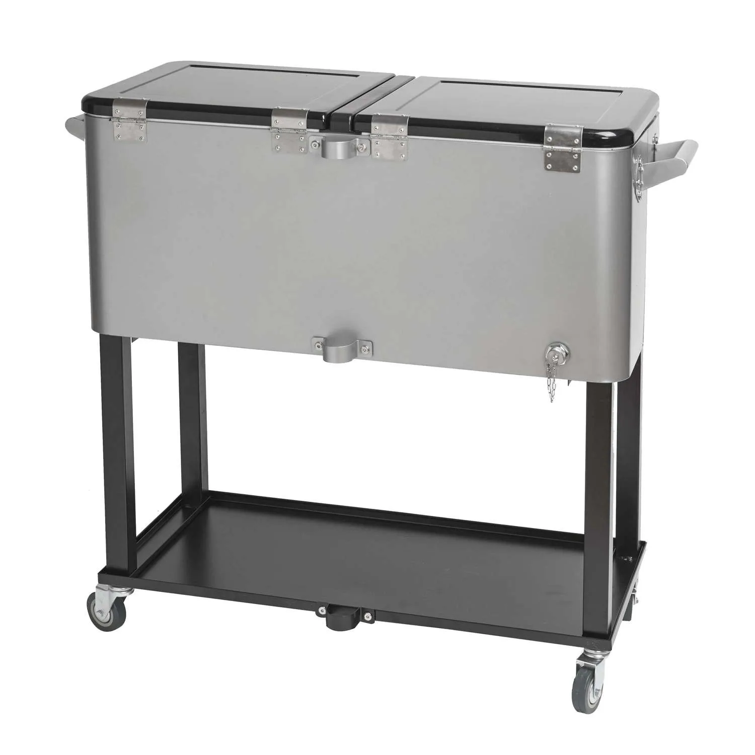 Rolling Cooler Vending Cart, Front Imprint view 5