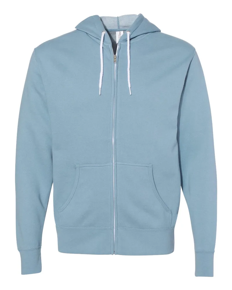 Independent Trading Co.® Unisex Lightweight Full-Zip Hooded Sweatshirt view 3