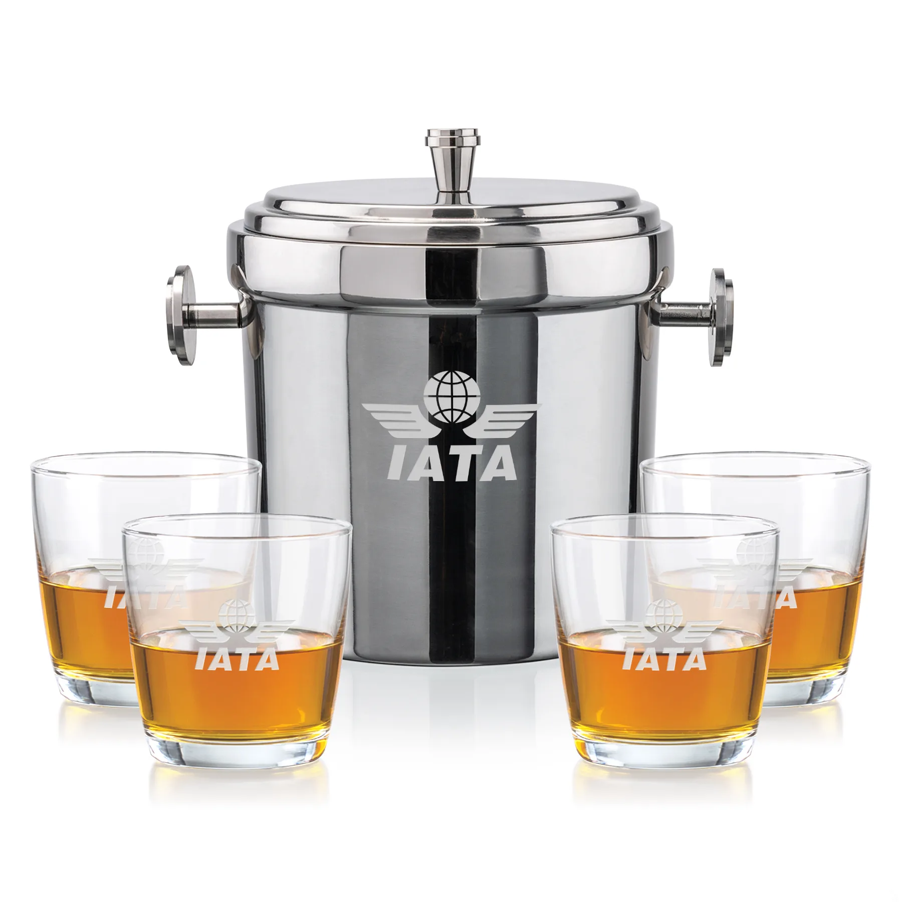 Milano Bucket Set, Laser Engraving, Set of 5