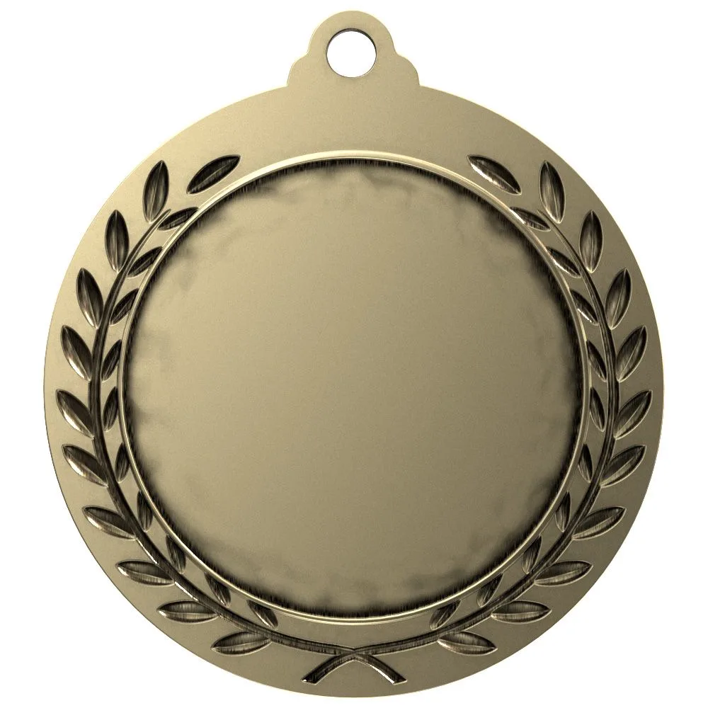 Antique Pickleball Wreath Award Medallion (2-3/4") view 2