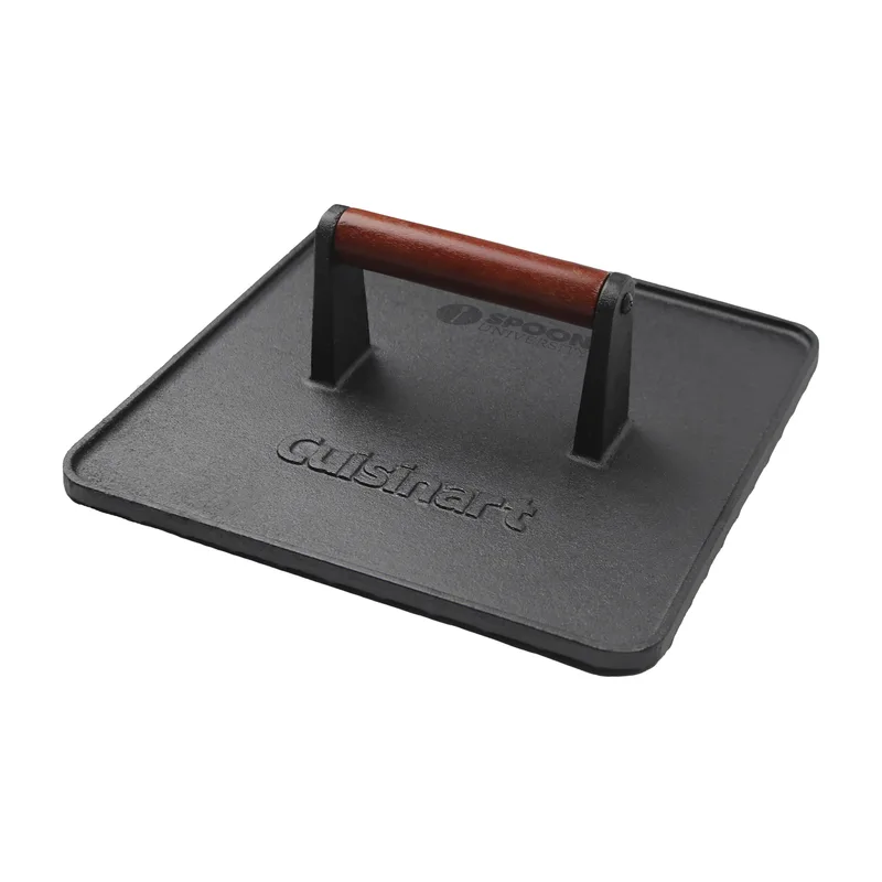 Cuisinart Outdoors™ XL Cast Iron Griddle Press - Black