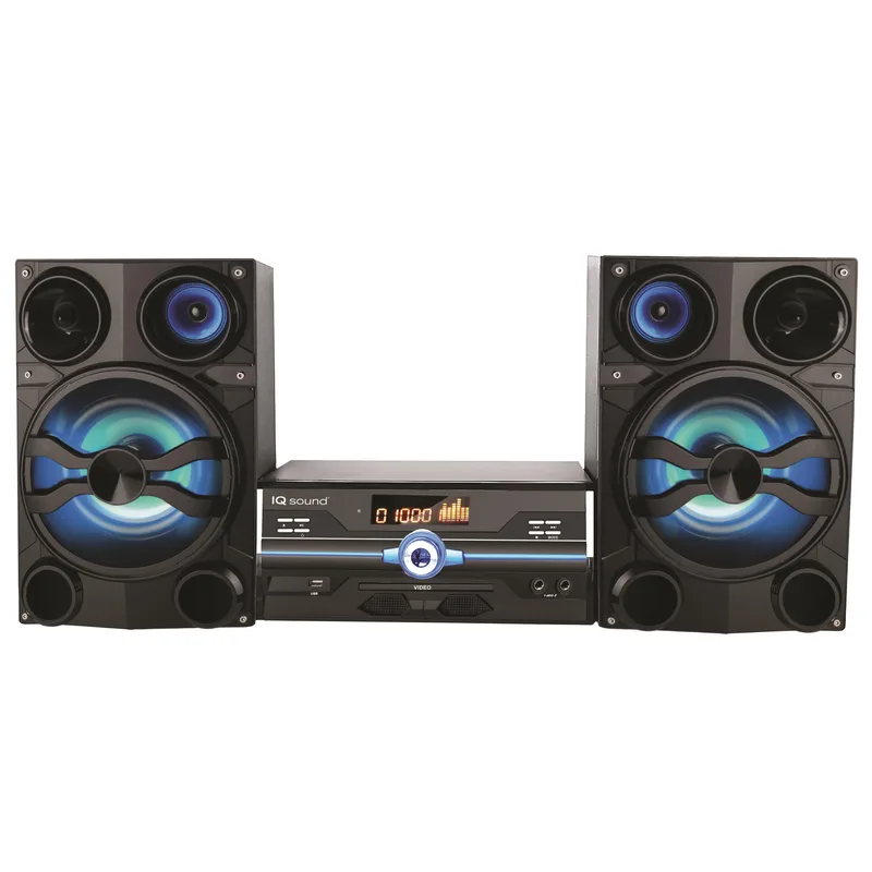 Supersonic Hi-Fi Multimedia Audio System W/ Bluetooth Cd Aux Usb