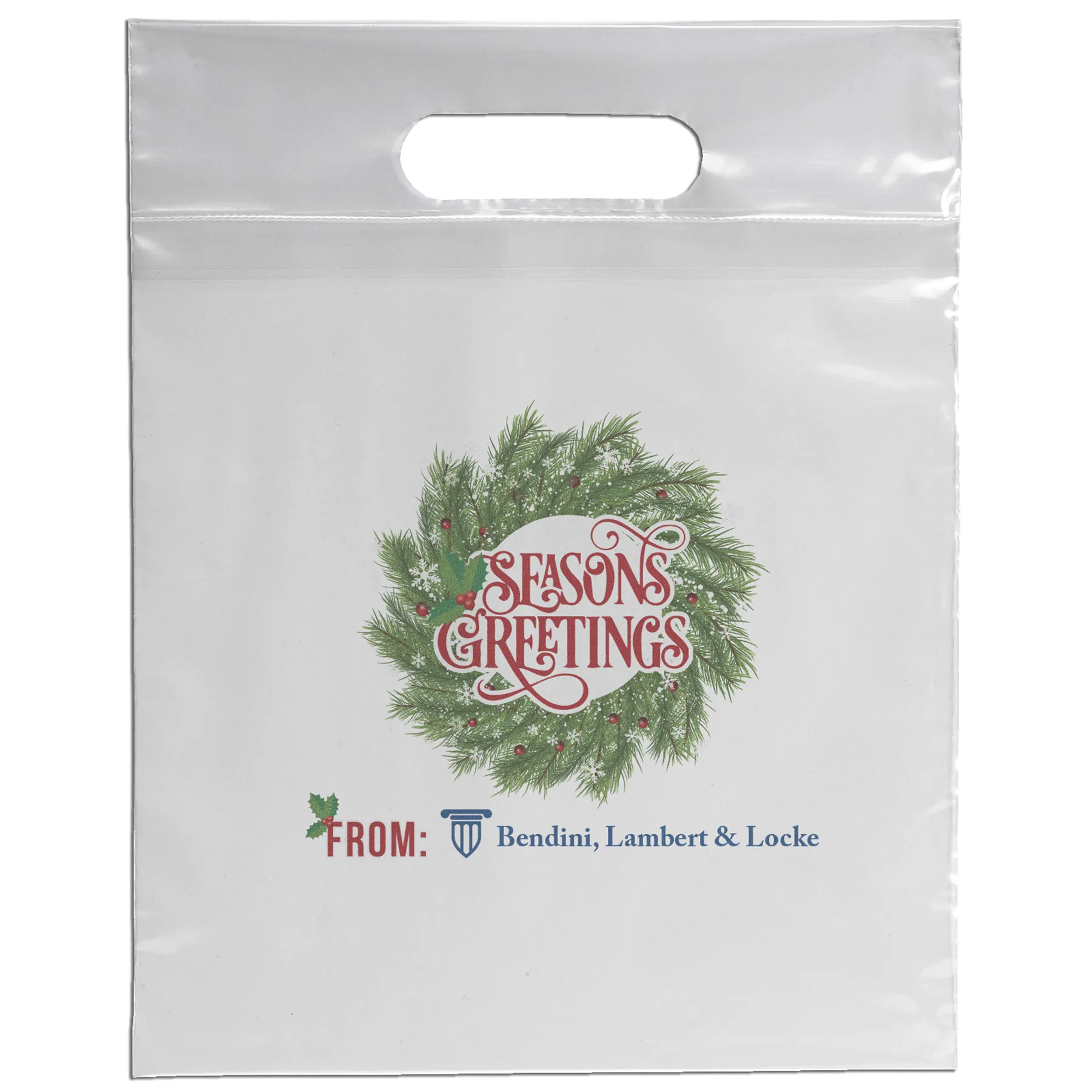 Die Cut Handle Bag - Dynamic Color (9 1/2" x 12")