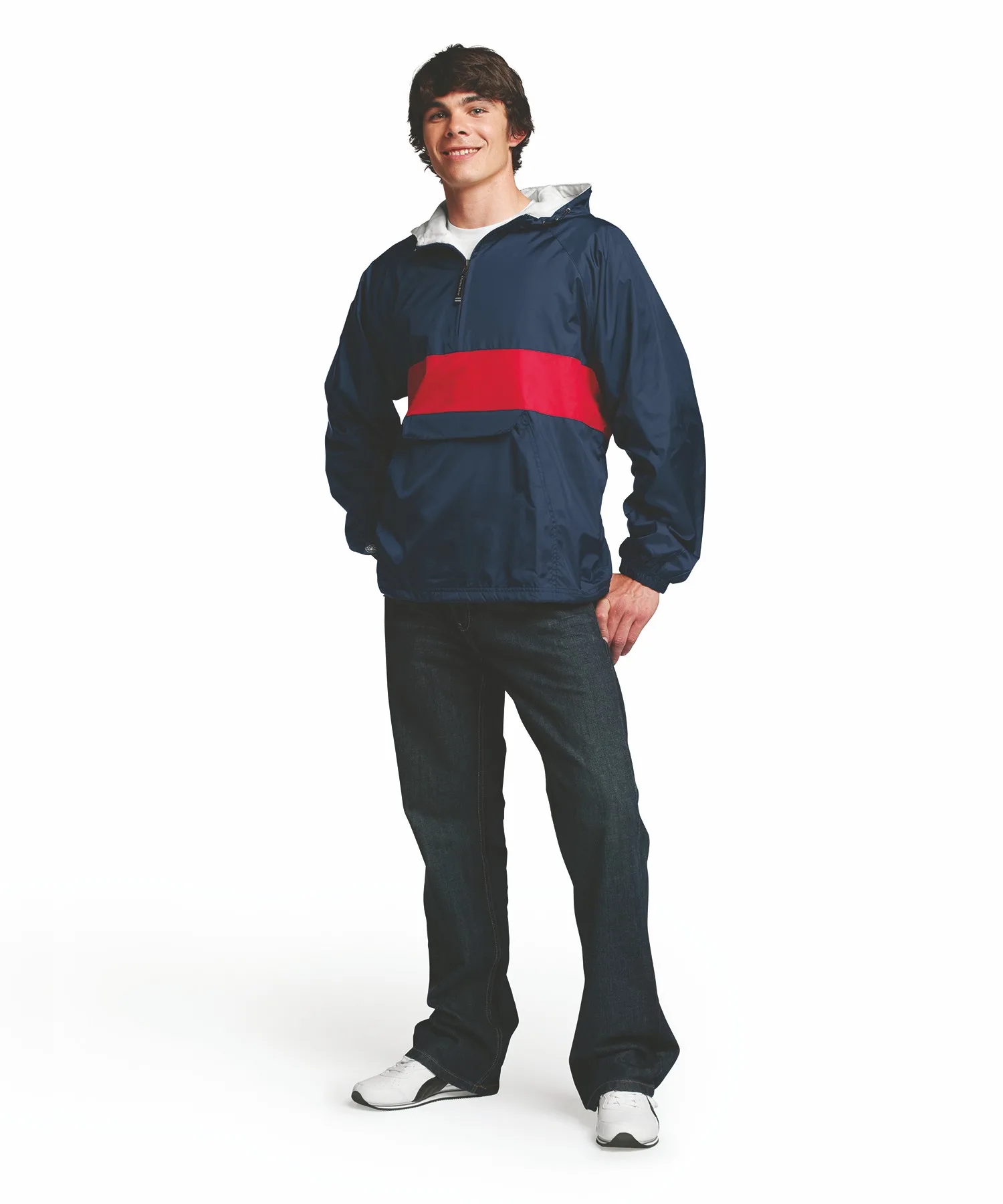 Unisex Classic Striped Pullover Jacket view 5