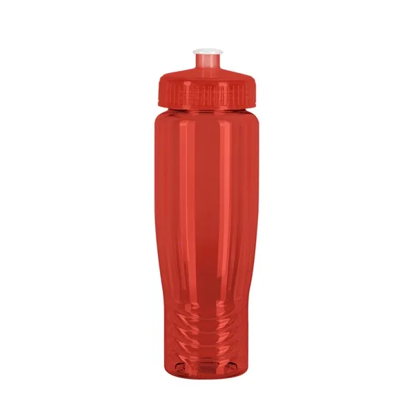 SAHARA 28 oz. Eco-Polyclear™ Sports Bottle with Push/Pull Lid view 3
