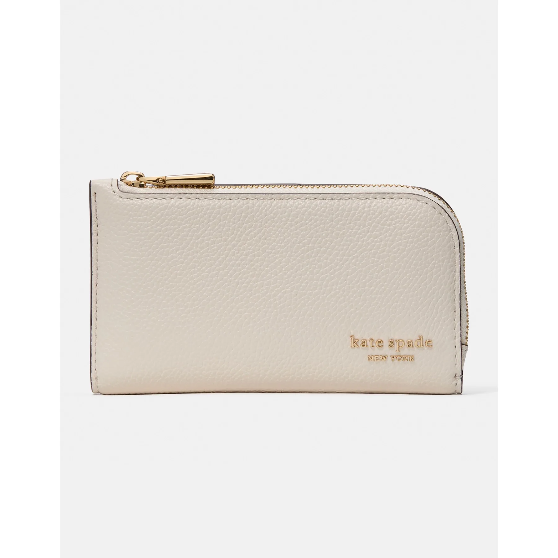 kate spade Devin Small Slim Bifold Wallet - Cashew Milk