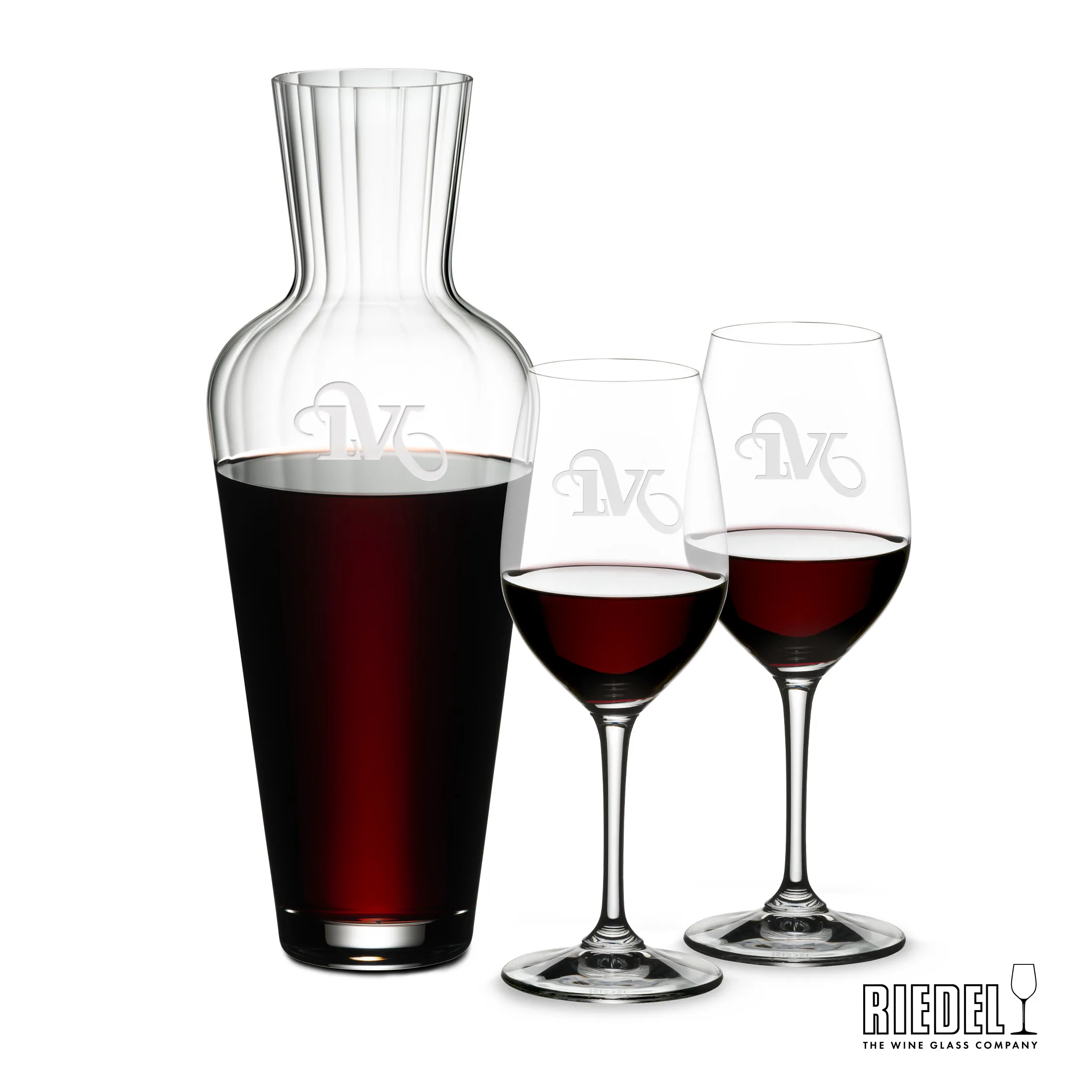 Carafe Stemmed Set, Oenologue Set, Decanter & 2 Wine
