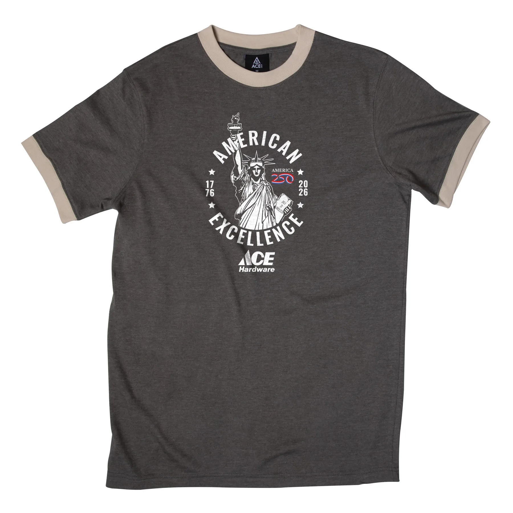 America 250 ACE Ringer Tee view 2
