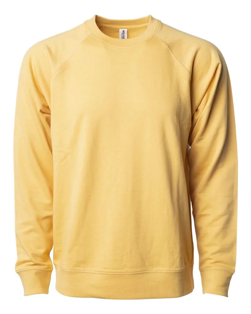 Independent Trading Co.® Unisex Icon Lightweight Loopback Terry Crewneck Sweatshirt view 7