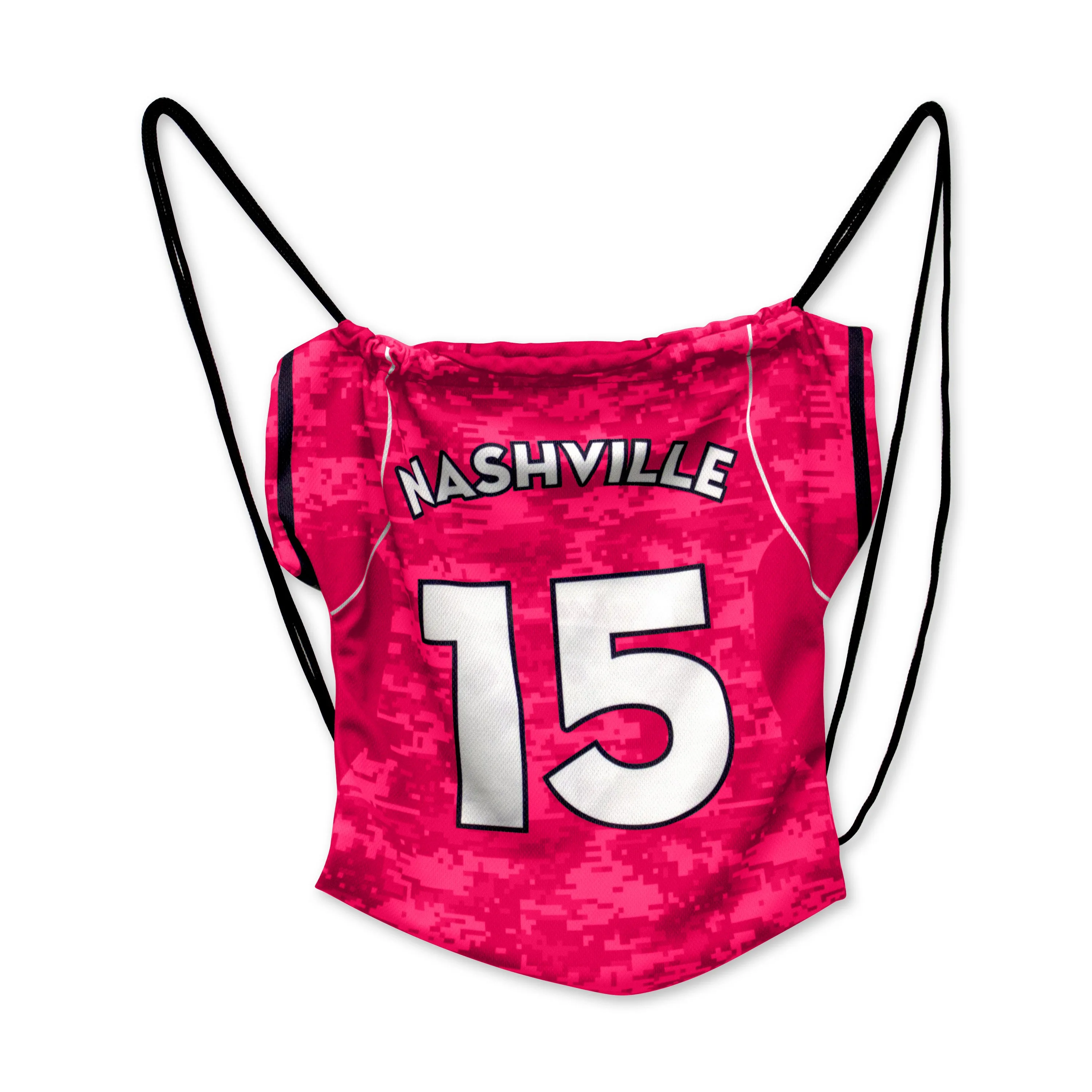 Jersey Mesh Drawstring Backpack