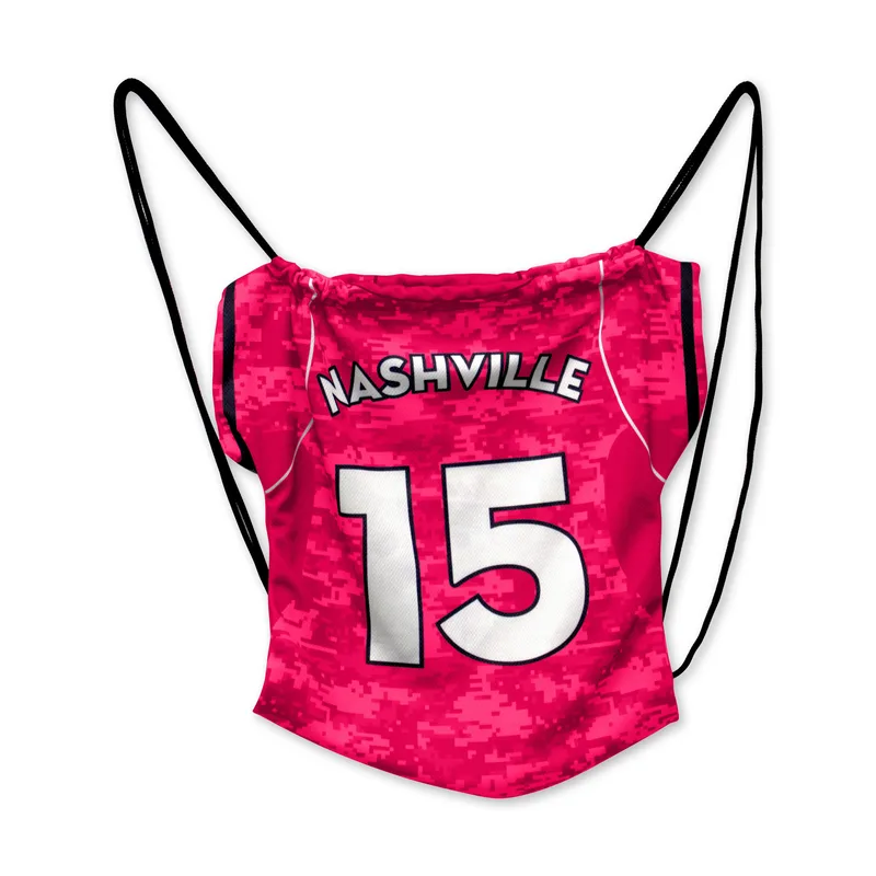 Jersey Mesh Drawstring Backpack