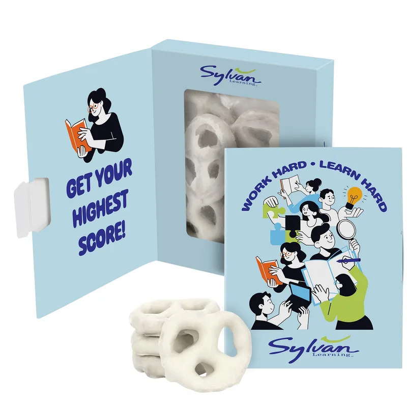 Book Window Box- Yogurt Mini Pretzels