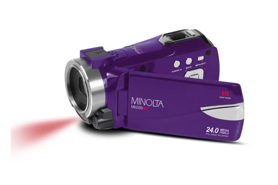 Minolta 1080P Full Hd Night Vision Wifi Camcorder