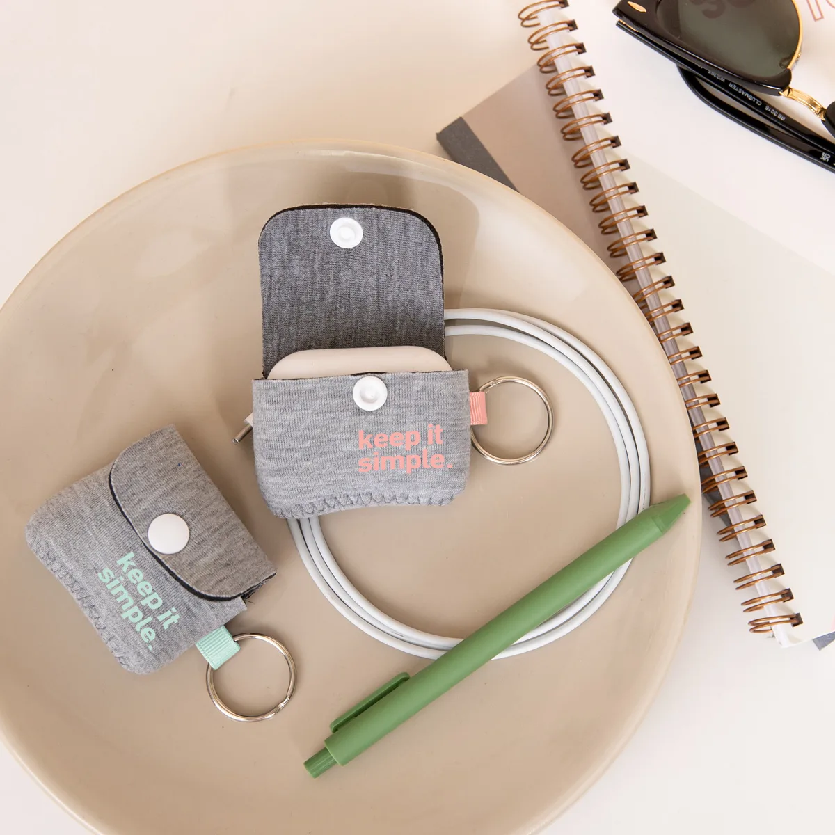 AirPods® Pro & 3rd Gen Heathered Neoprene Cover view 2