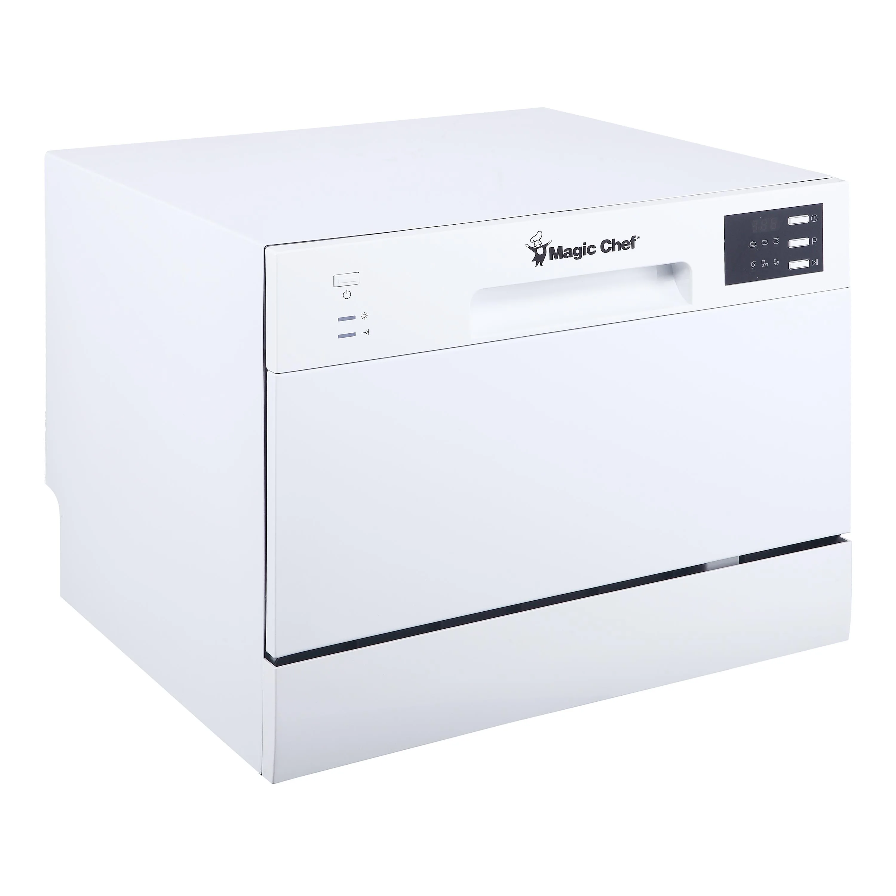 Magic Chef 6 Place Setting Countertop Dishwasher - White