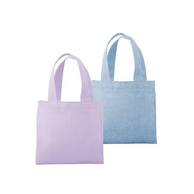 Continued Itty Bitty Colored Canvas/Denim Tote view 2
