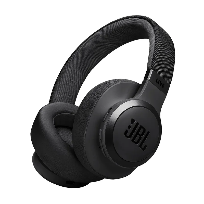 JBL Live 770Nc True Anc Wireless Over Ear Headphones Black