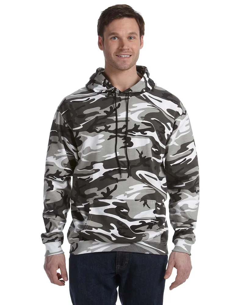 CODE V Unisex Camo Pullover Hoodie view 2
