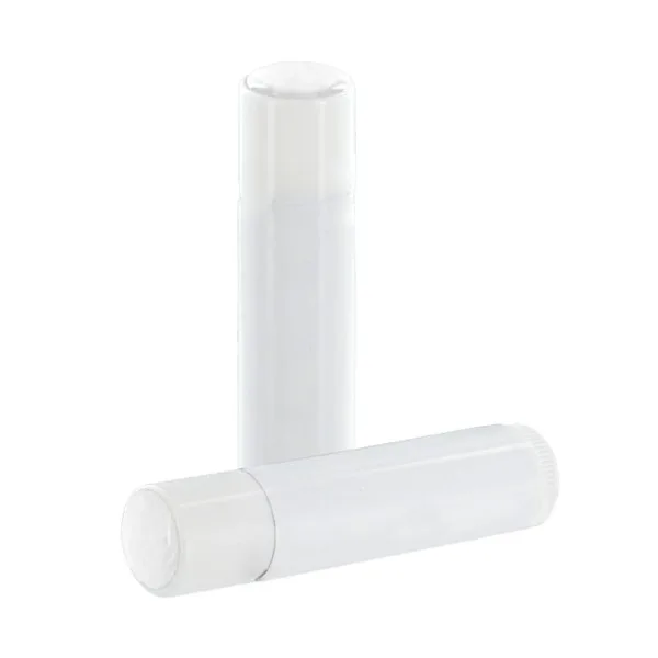 SPF 15 Lip Balm in White Tube and Full Color Dome Lid view 2