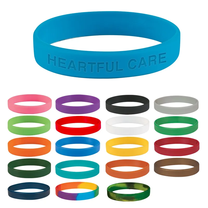 Single Color Silicone Bracelet view 2