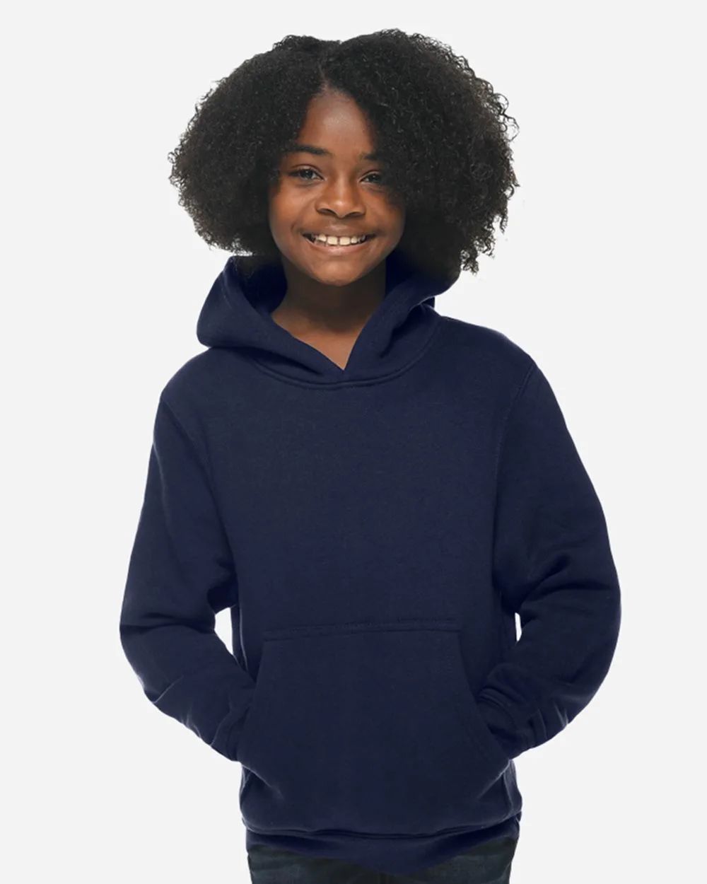 Lane Seven® Youth Premium Pullover Hooded Sweatshirt view 2