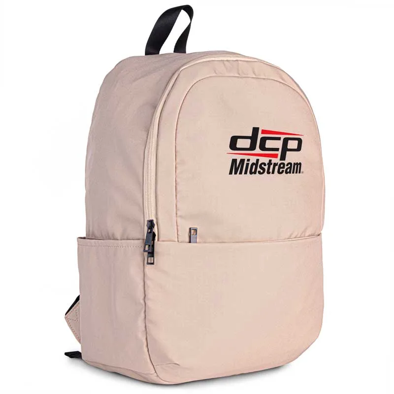 Tan/Black Logo Front Angle View