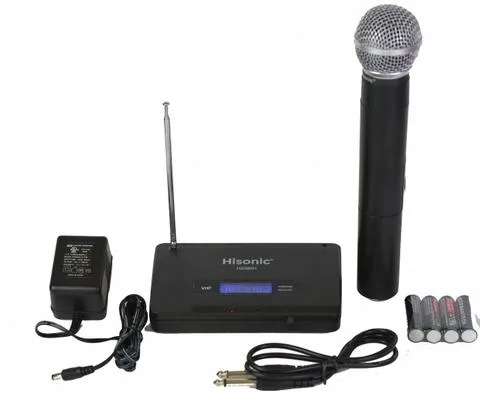Hisonic® VHF Wireless Handheld Microphone w/Long Range