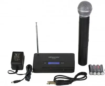 Hisonic® VHF Wireless Handheld Microphone w/Long Range