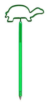 Turtle Inkbend Standard, Bent Pen — Transparent Hot Pink