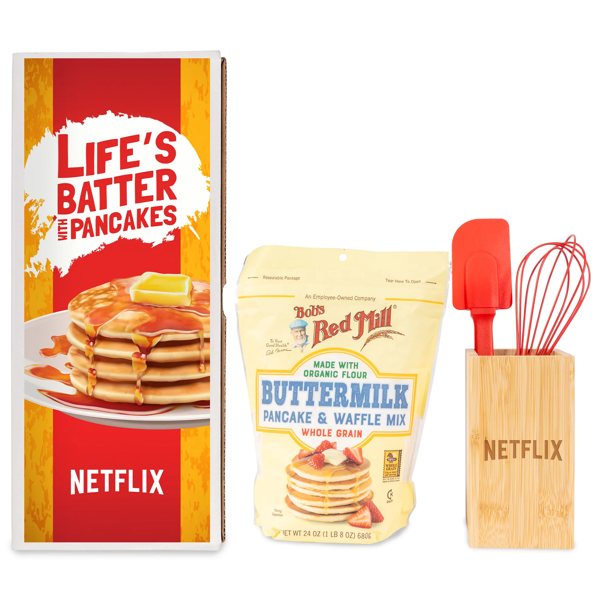 Pancake Mix and Kitchen Essentials