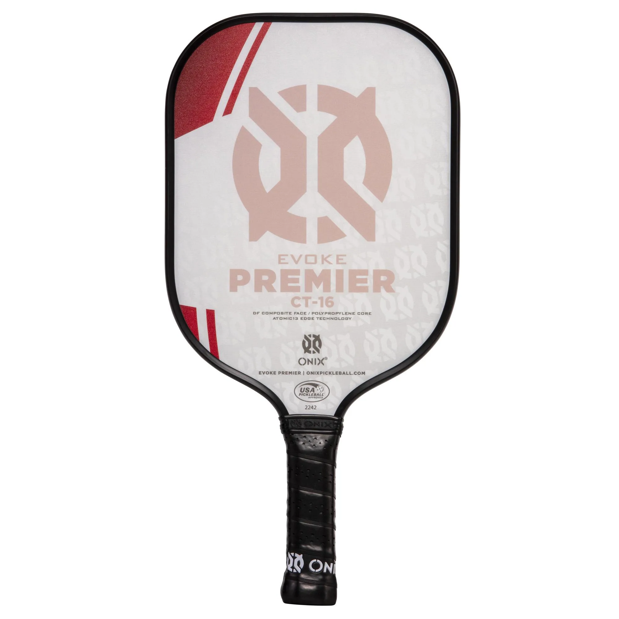 Escalade Sports Onix - Evoke Premier Ct-16 Pickleball Paddle - Red