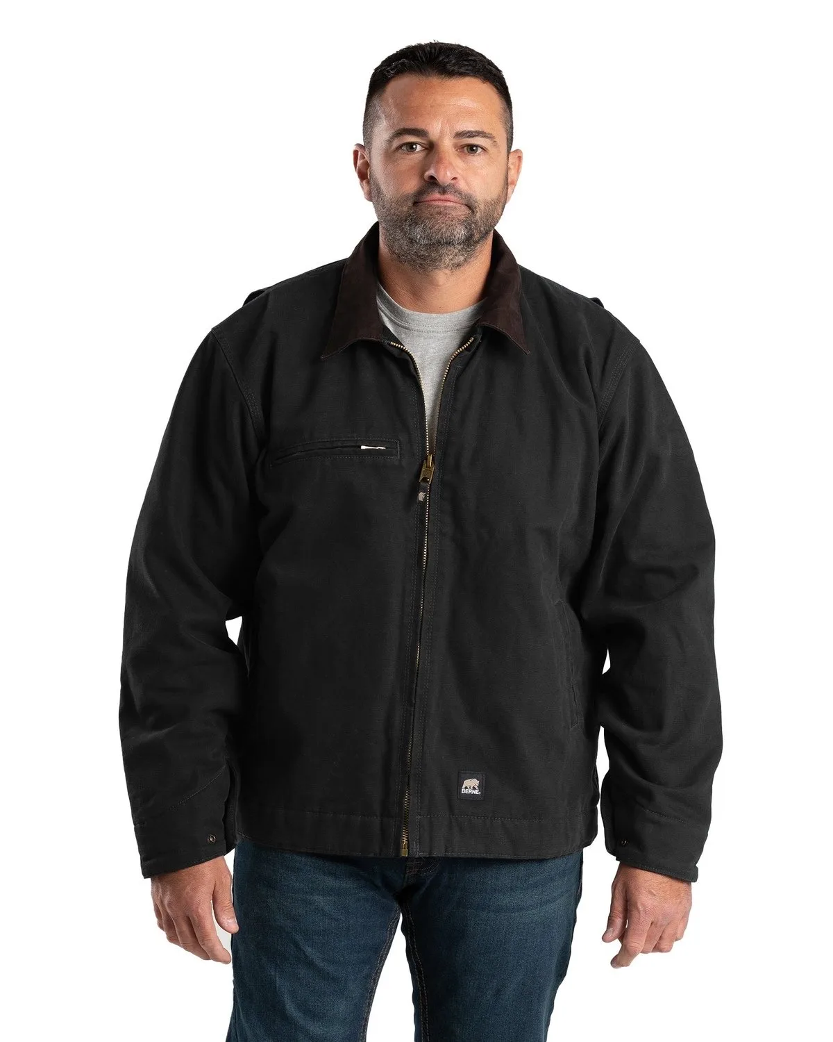 Berne® Apparel Men's Highland Washed Gasoline Jacket