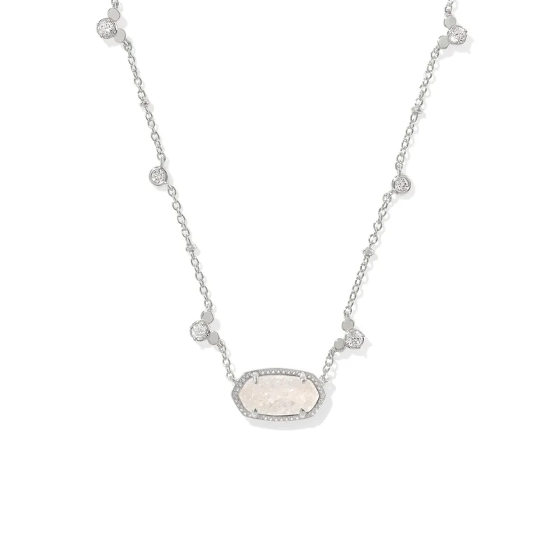 Kendra Scott Disney Silver Mickey Mouse Elisa Necklace