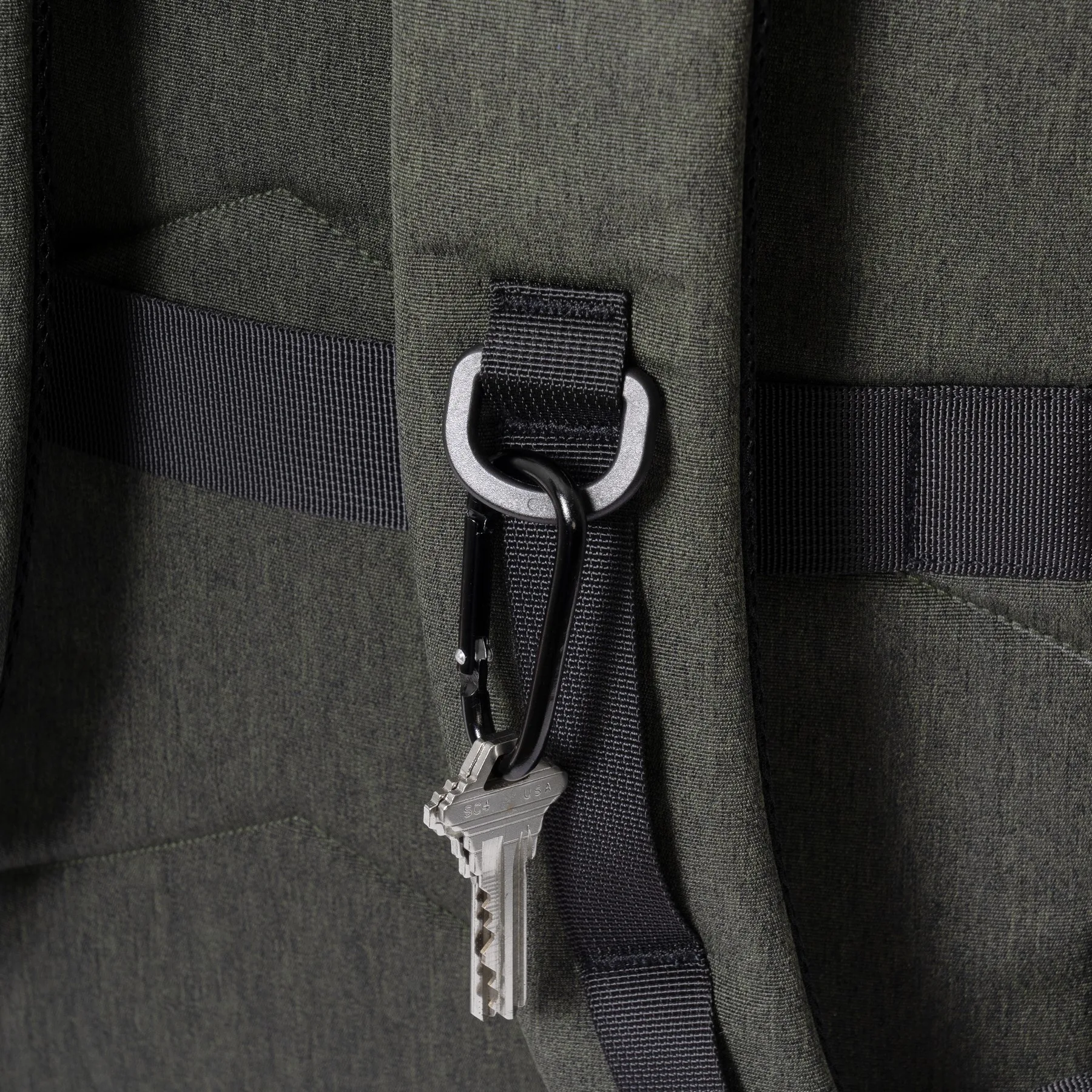 BGR105 Backpack KHaki KeyFeature Finish Image Blank