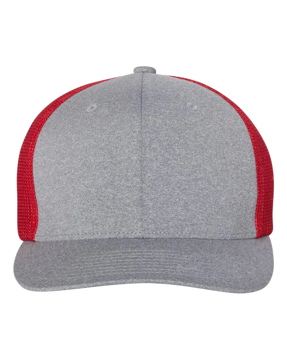 Heather Gray/Red