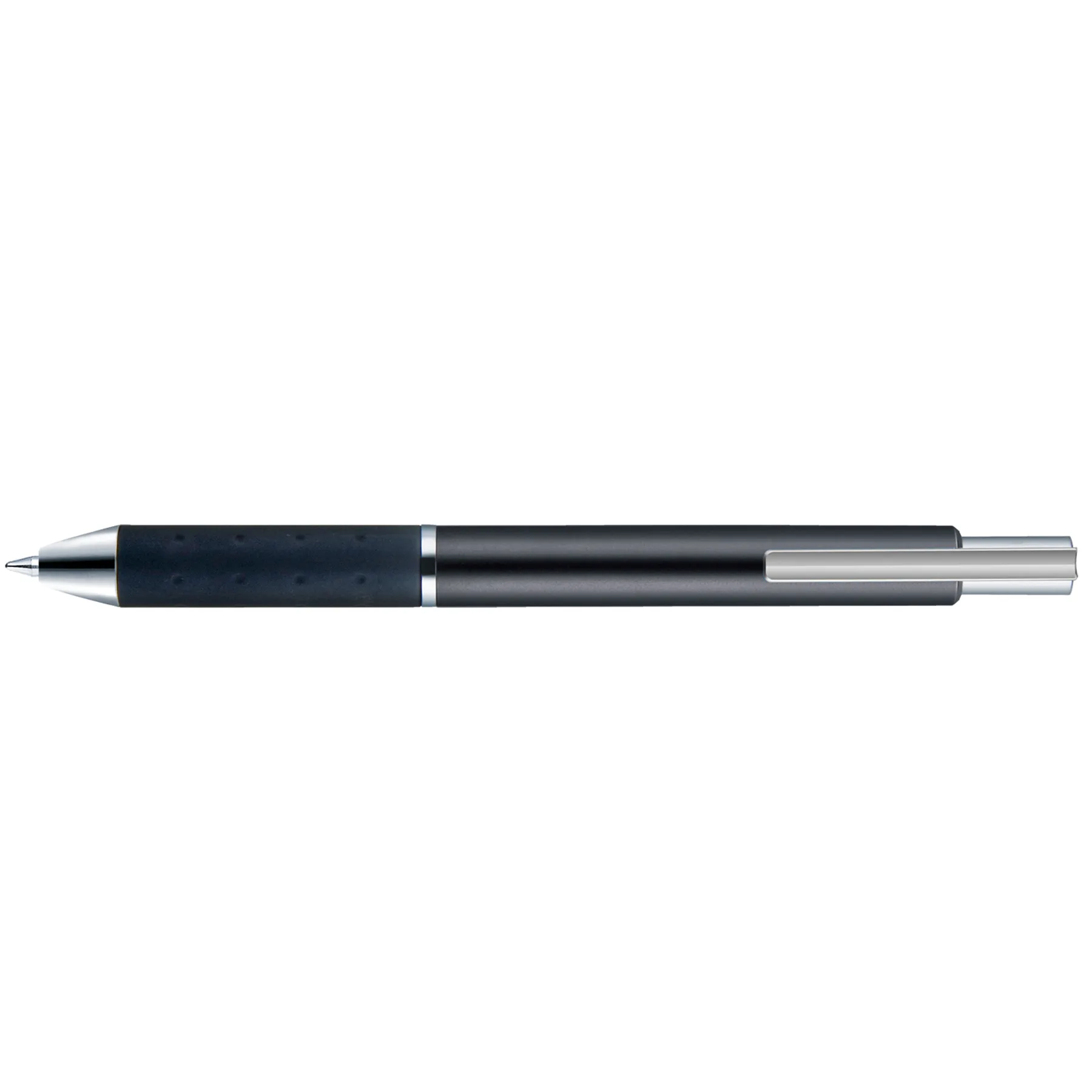 Satin Black/Silver Blank Front View