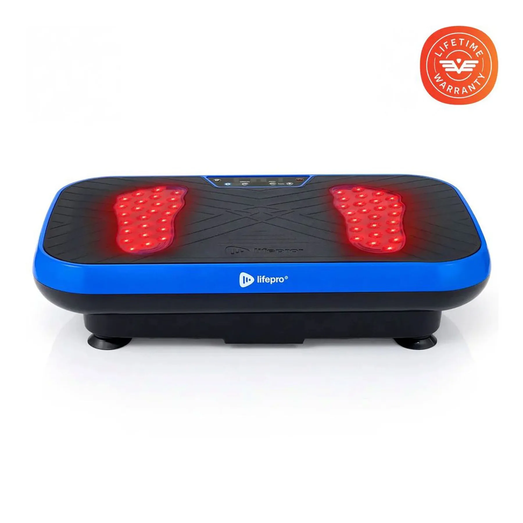 Lifepro VibraRed Vibration Plate with Red Light Therapy - Blue