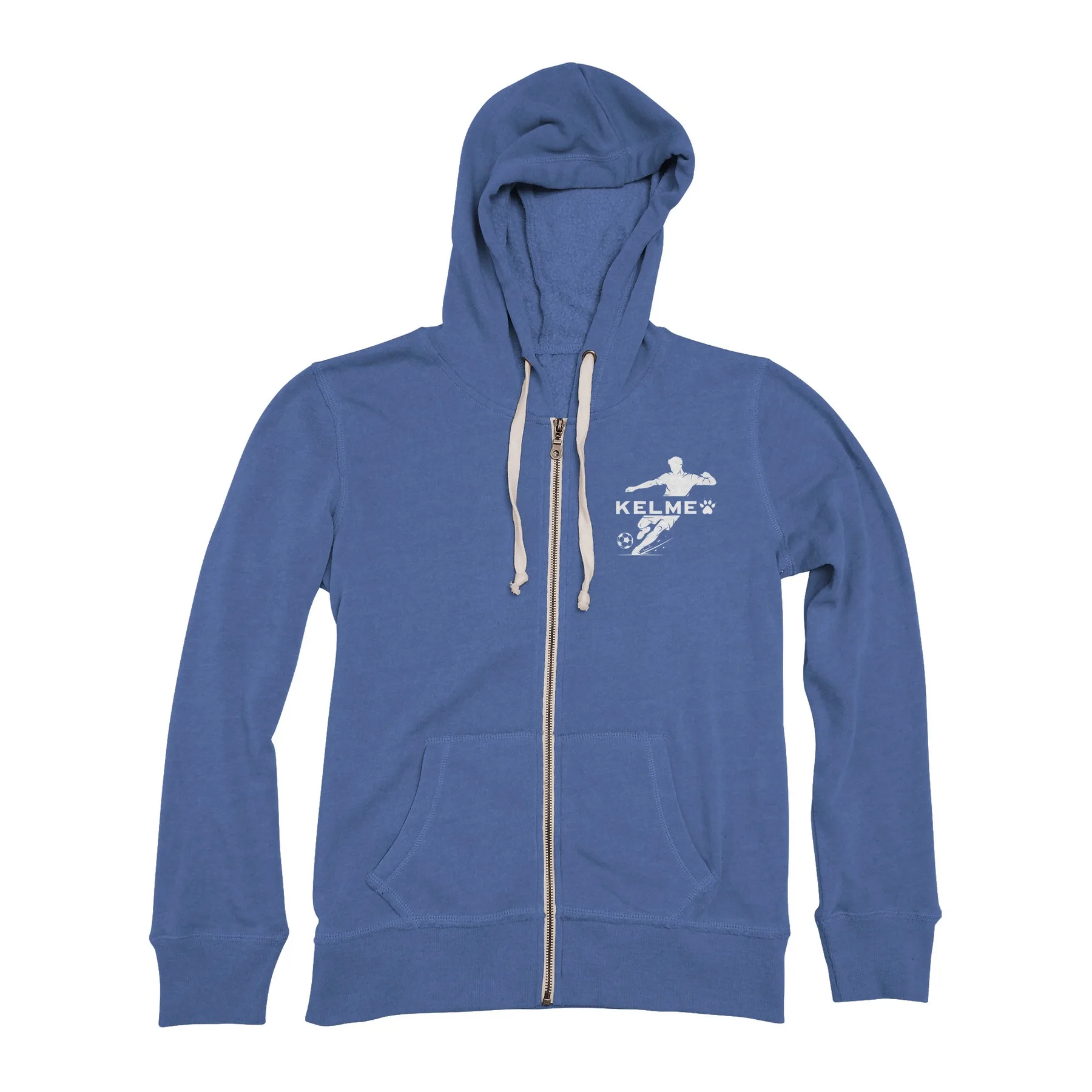 Soccer ACE Ladies' Super Soft Whisper Fleece Full Zip Hoodie view 2