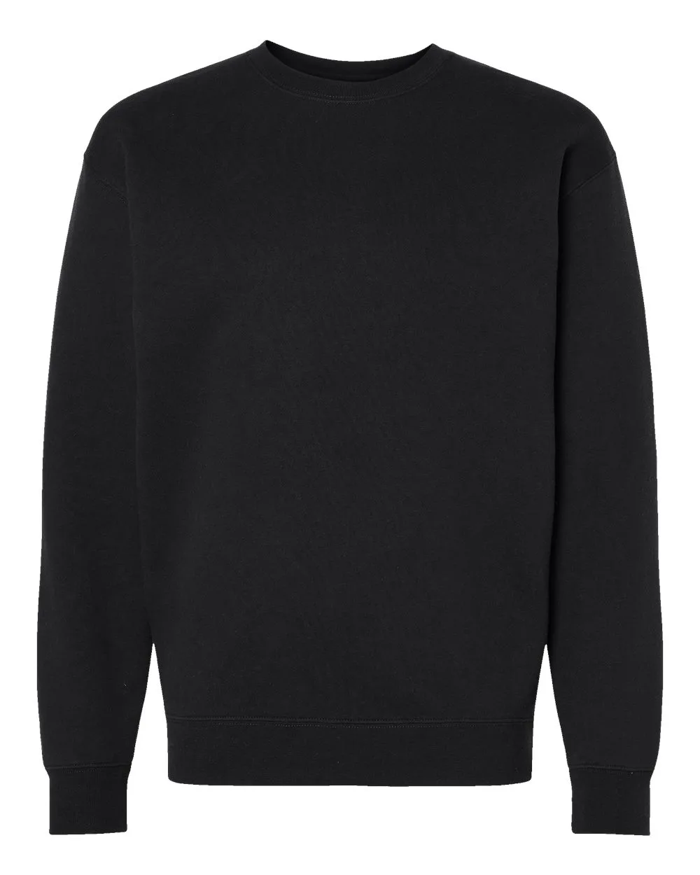 Black Blank Front View