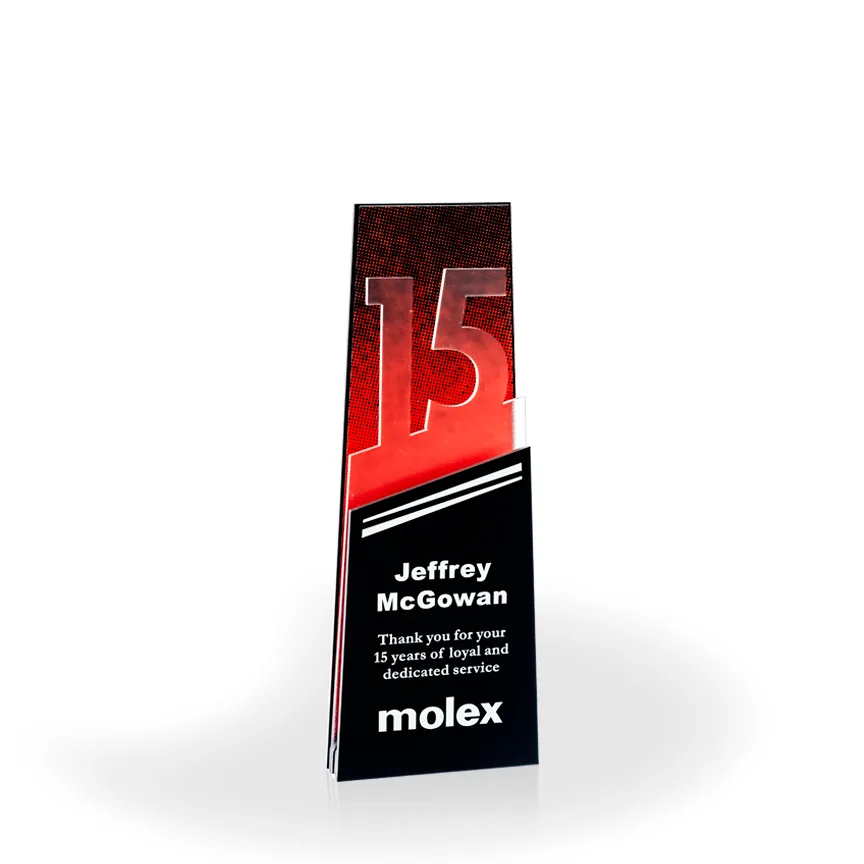 15 Flow Acrylic Desktop Award