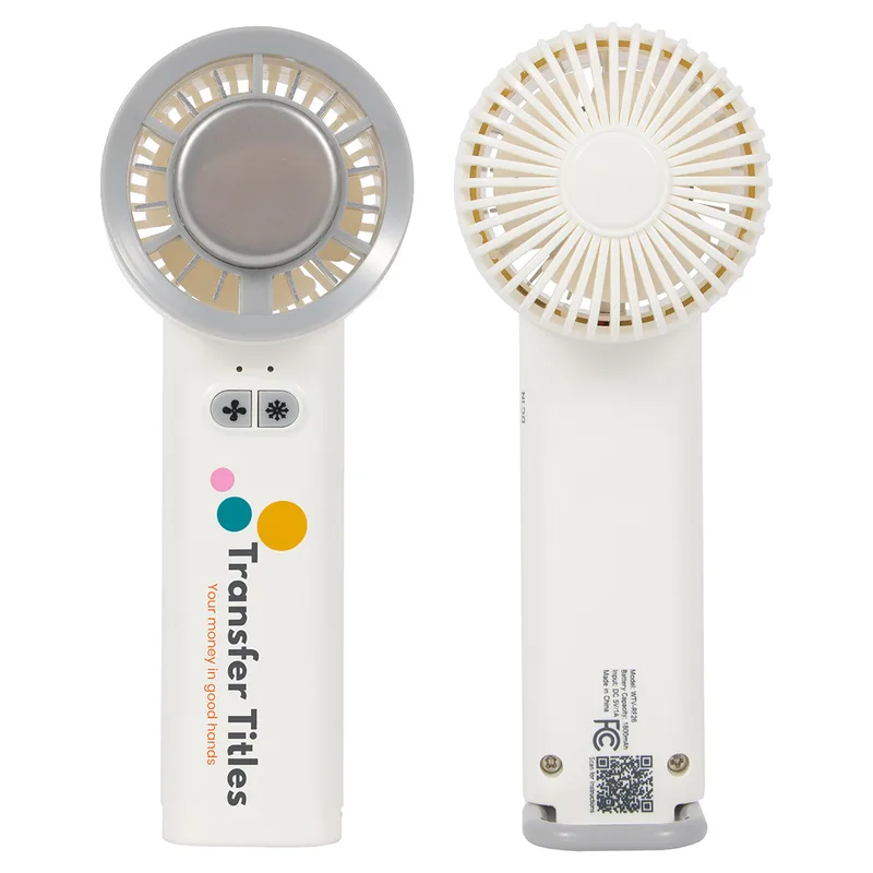 Frosty Handheld Fan With Ice Cooling Plate