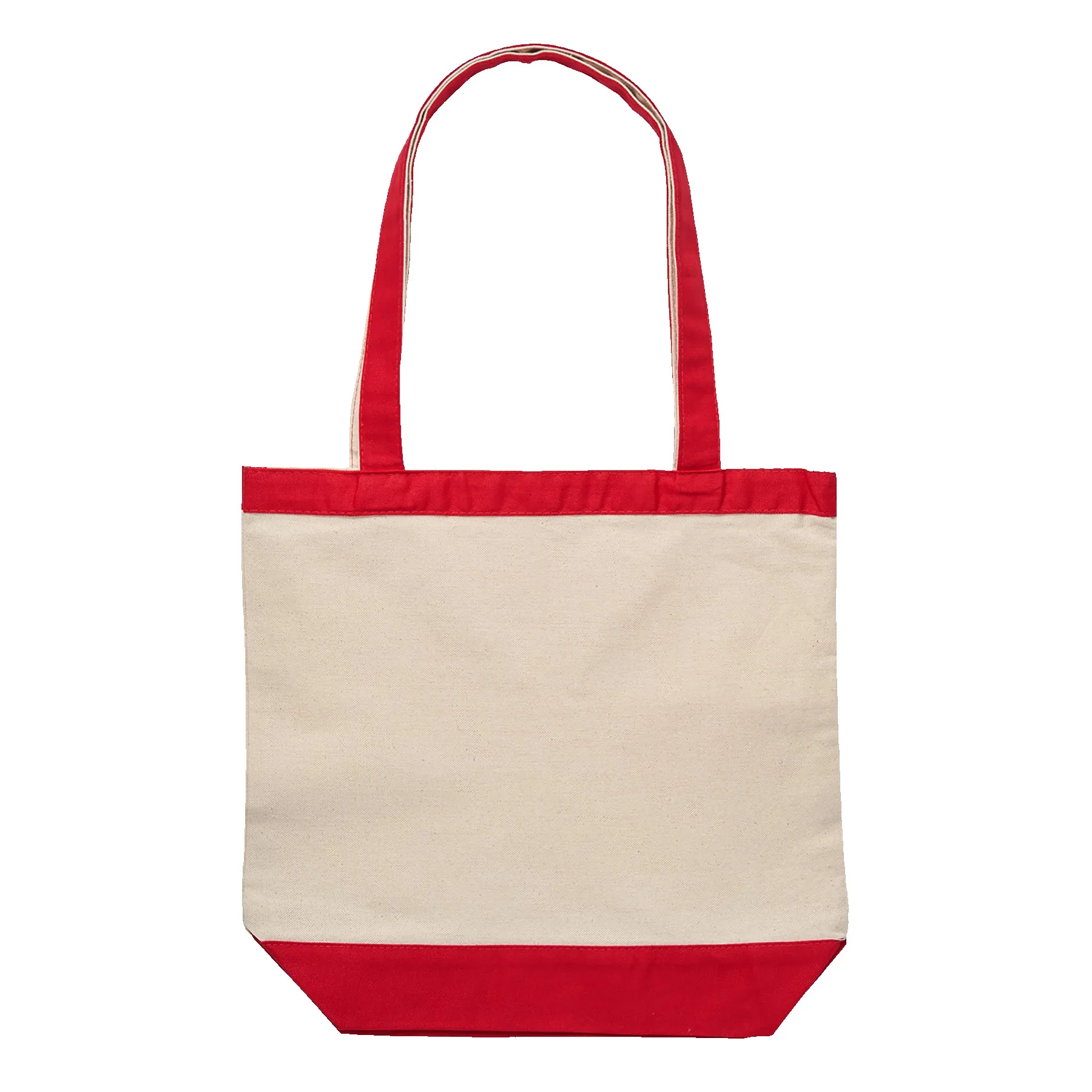 10 Oz. Cotton Canvas Tote Bag - 14 1/2" x 15 1/2" view 2