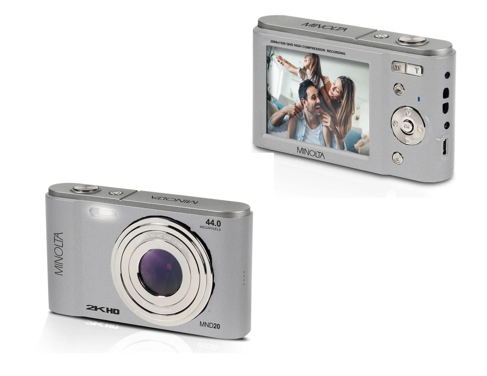 Minolta 44Mp 2.7K Quad Hd Digital Camera