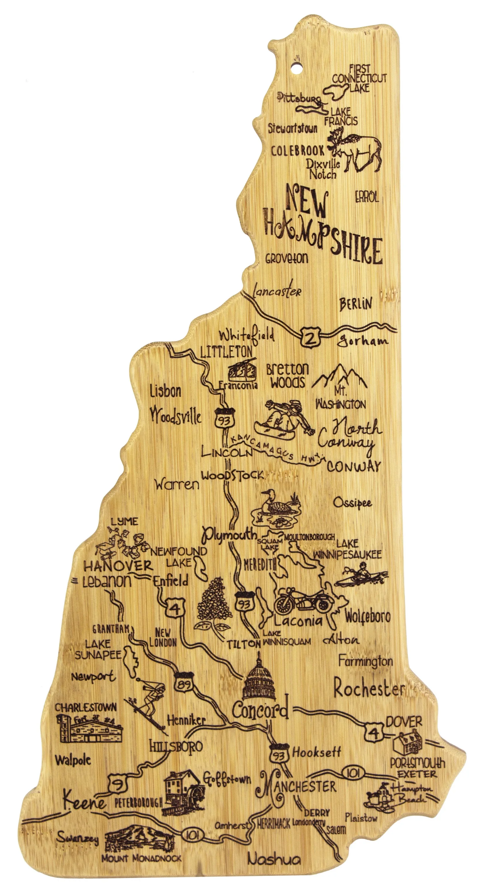 Destination New Hampshire Cutting & Serving Board