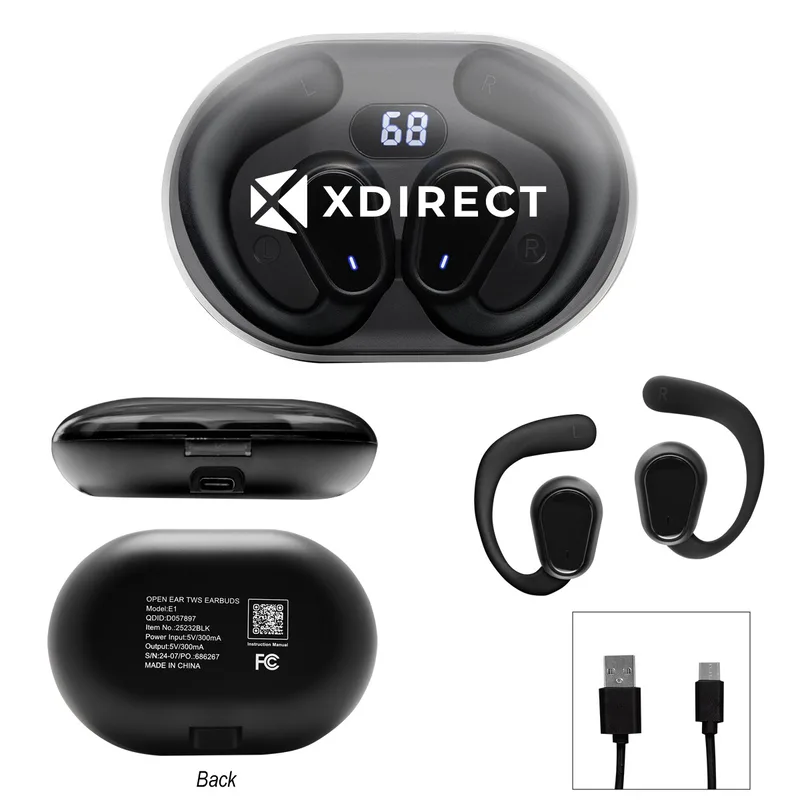 Open Ear Tws Earbuds With Charging Case view 2